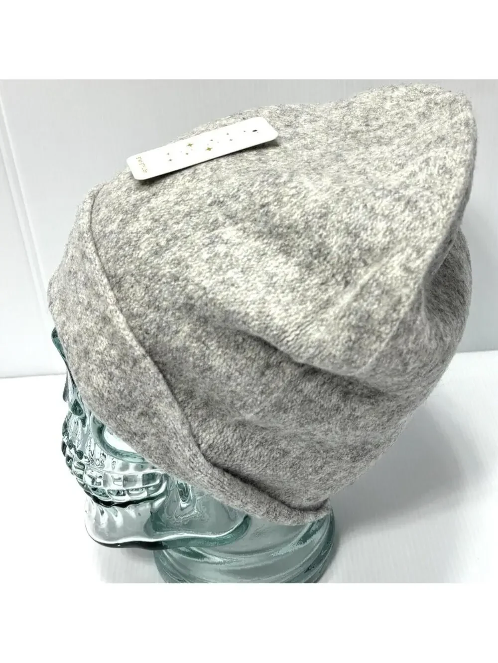 Slouchy Grey Beanie Unisex Winter Hat Casual Warm Knit Stylish Cap Soft New